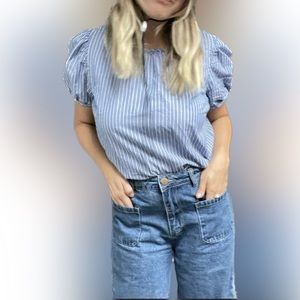 JCrew cotton blouse 🧺